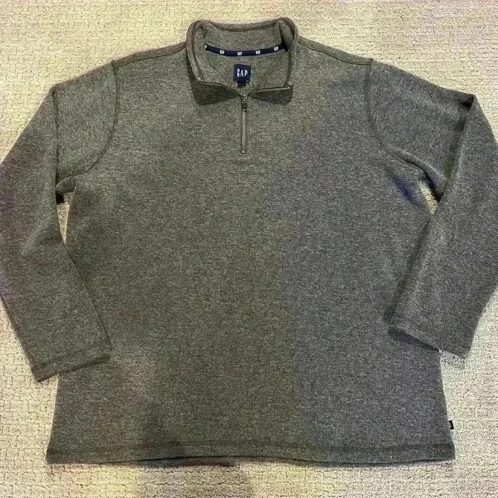 Gap 1/4 zip pullover‎ Men’s size XXL color Gray